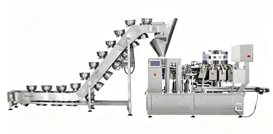 Automatic Vacuum Food Packaging Production Line
